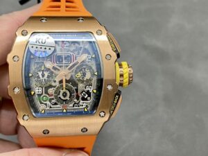 richard mille rm 11 03 rg automatic flyback chronograph 49.94x44.50mm rm008