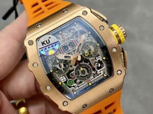 richard mille rm 11 03 rg automatic flyback chronograph 49.94x44.50mm rm008