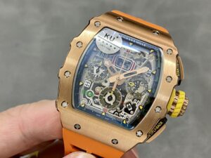 richard mille rm 11 03 rg automatic flyback chronograph 49.94x44.50mm rm008
