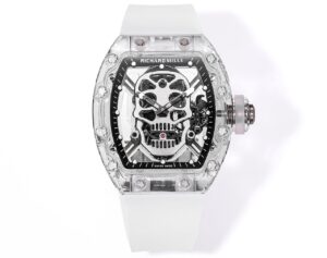 richard mille rm 052 tourbillon skull 50.00x42.70mm replica rm032