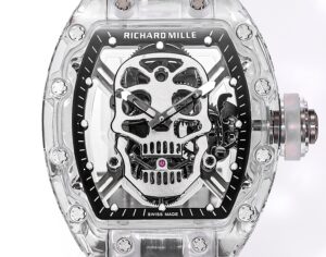 richard mille rm 052 tourbillon skull 50.00x42.70mm replica rm032
