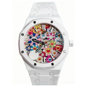 audemars piguet royal oak 15500 takashi murakami sunflower 41mm replica ap017