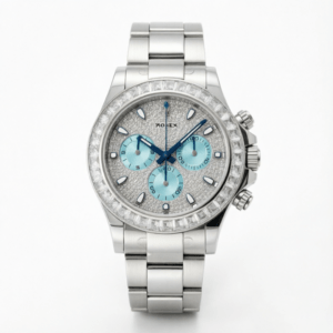 rolex cosmograph daytona "ice blue" platinum 116576 40mm replica rlxb116