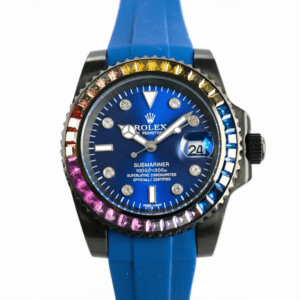 rolex submariner "rainbow" sapphire bezel 116659 40mm replica rlxb120