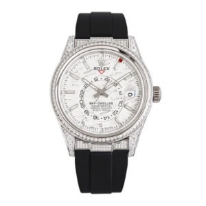 rolex sky dweller custom diamond edition 42mm replica rlxb115