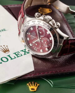 rolex cosmograph daytona "ruby" 116589rbr 40mm replica rlxb121
