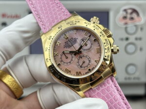 rolex cosmograph daytona "pink dial" 116518 40mm replica rlxb122