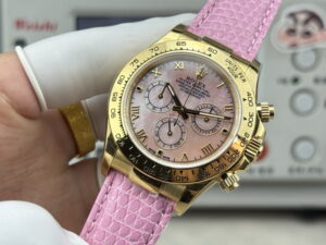 rolex cosmograph daytona "pink dial" 116518 40mm replica rlxb122