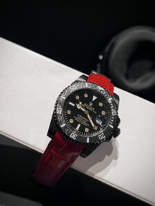rolex oyster perpetual submariner (carbon fiber mod) 41mm replica rlxb101