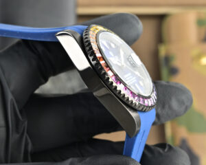 rolex submariner "rainbow" sapphire bezel 116659 40mm replica rlxb120
